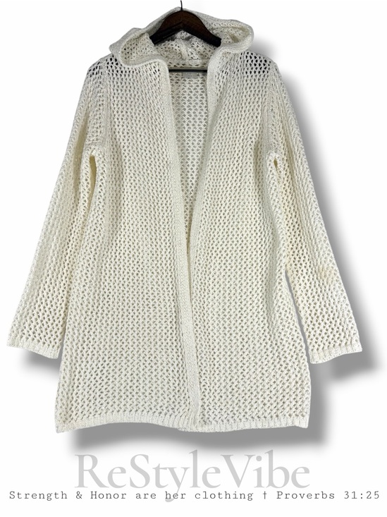 Joie Sweaters - JOIE Women’s Size S Sweater Cardigan Hooded Open Front Sparkly Shimmer Knit